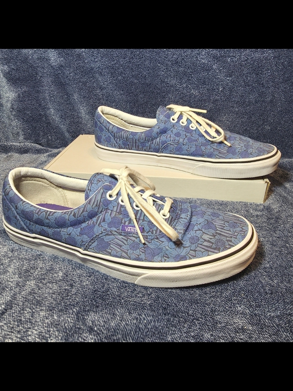 Vans Era Liberty Blue Floral Stripe